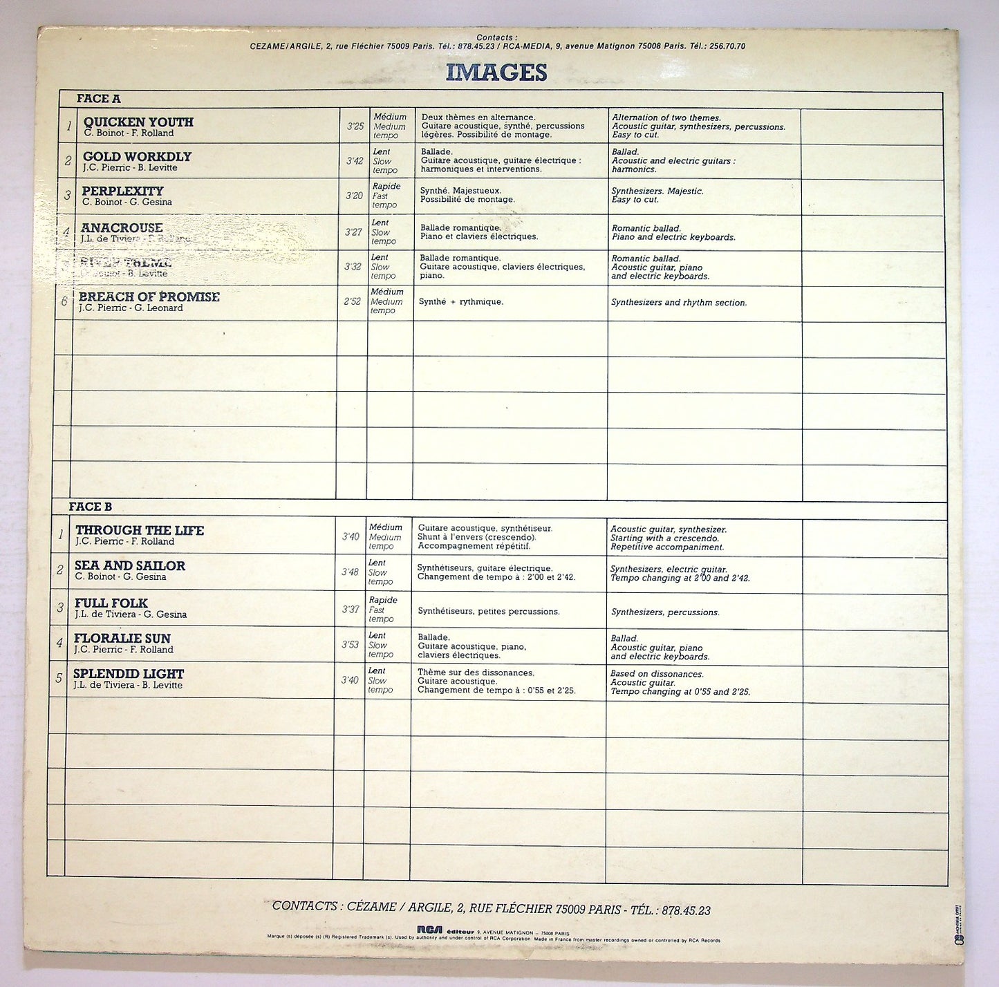 EBOND Various - Images Vinile V126134