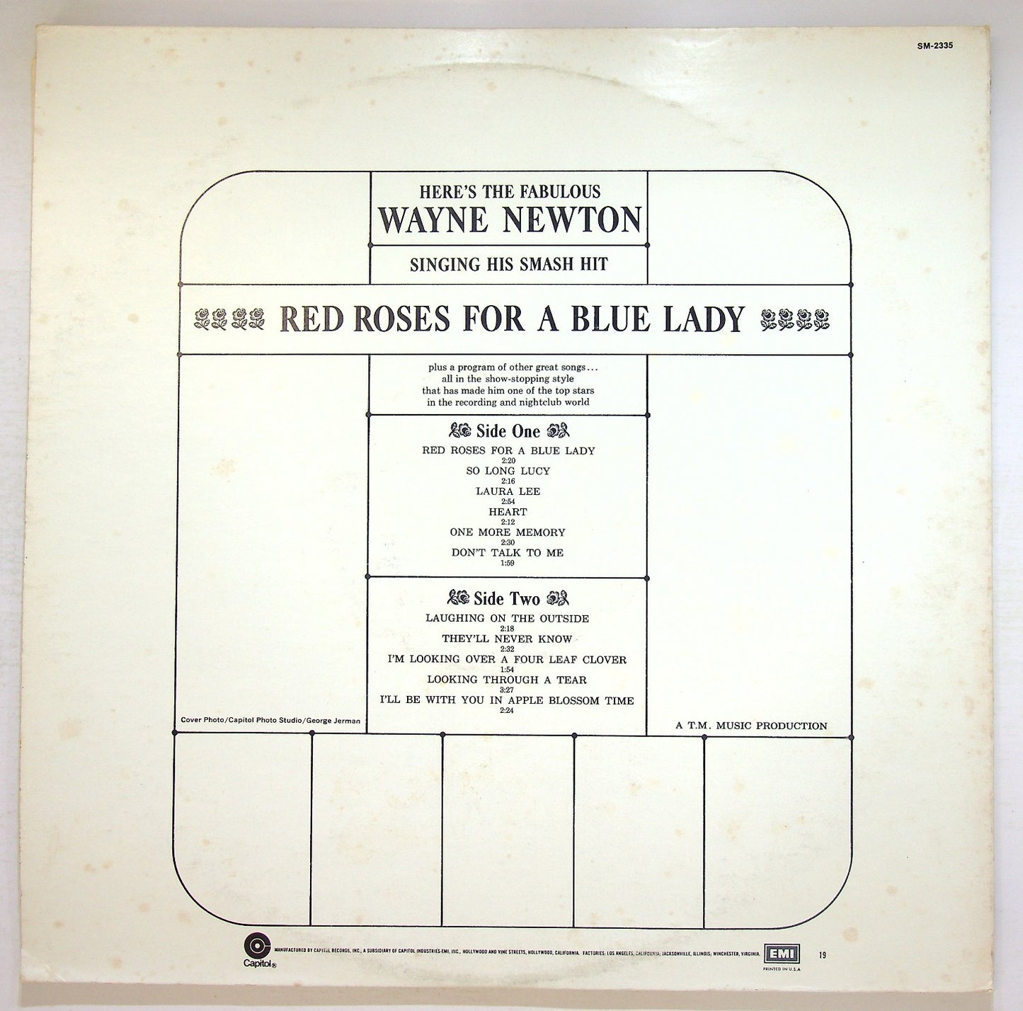 EBOND Wayne Newton - Red Roses For A Blue Lady Vinile V127030