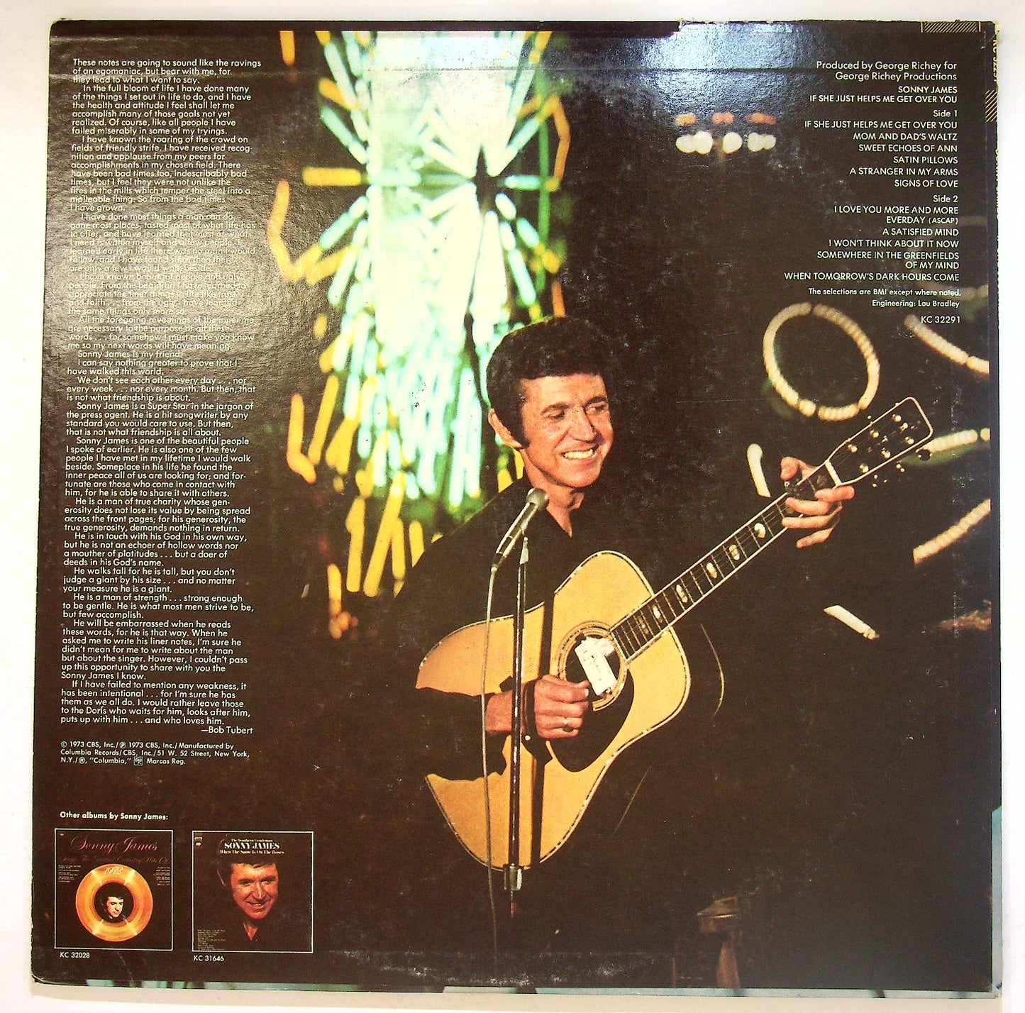 EBOND Sonny James - If She Just Helps Me Get Over You Vinile V127034