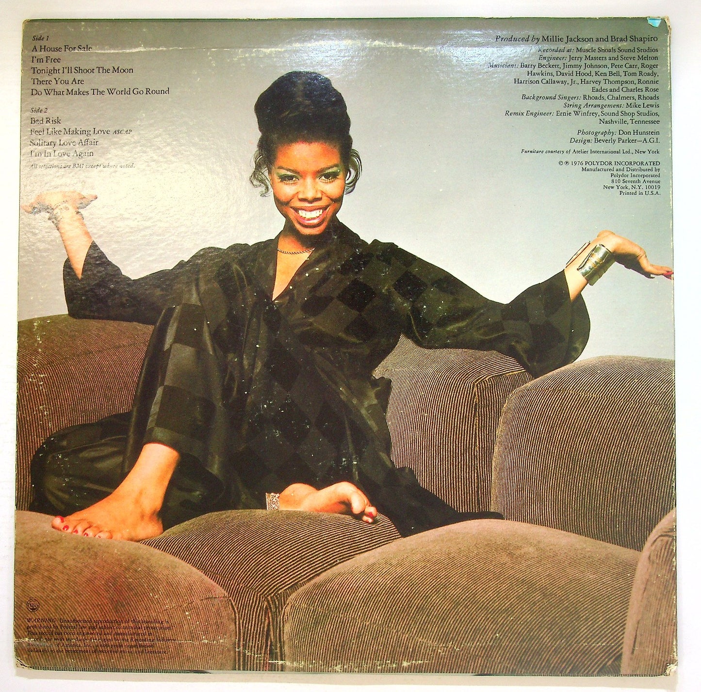 EBOND Millie Jackson - Free And In Love Vinile V127036