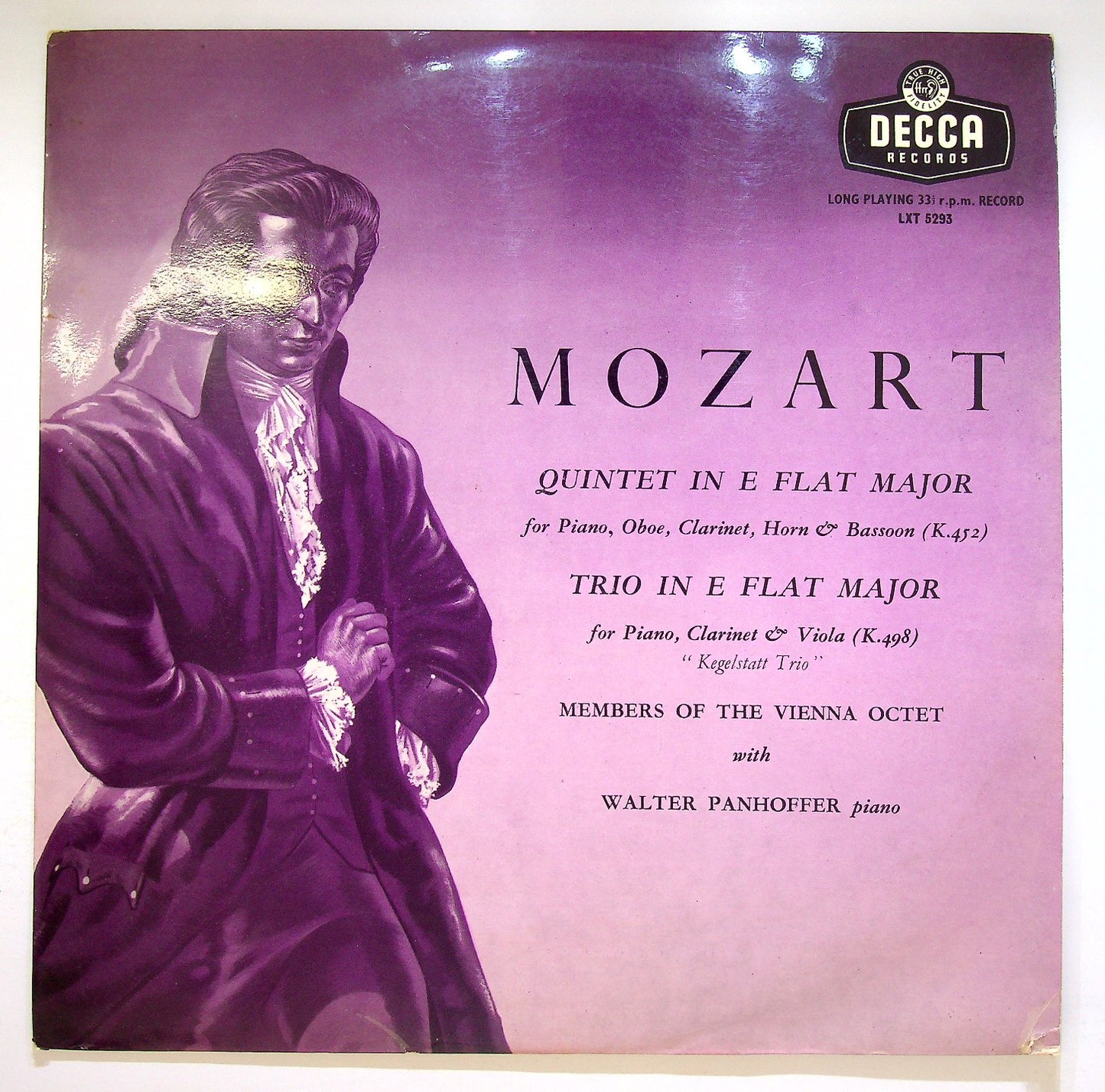 EBOND Mozart - Quintet In E Flat (K.452) / Trio In E Flat (K.498) Vinile V127065