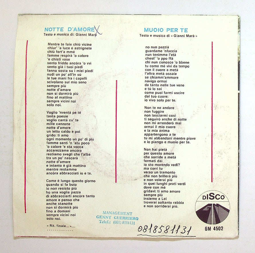 EBOND Anna Brancaccio - Notte D'Amore Vinile V128011