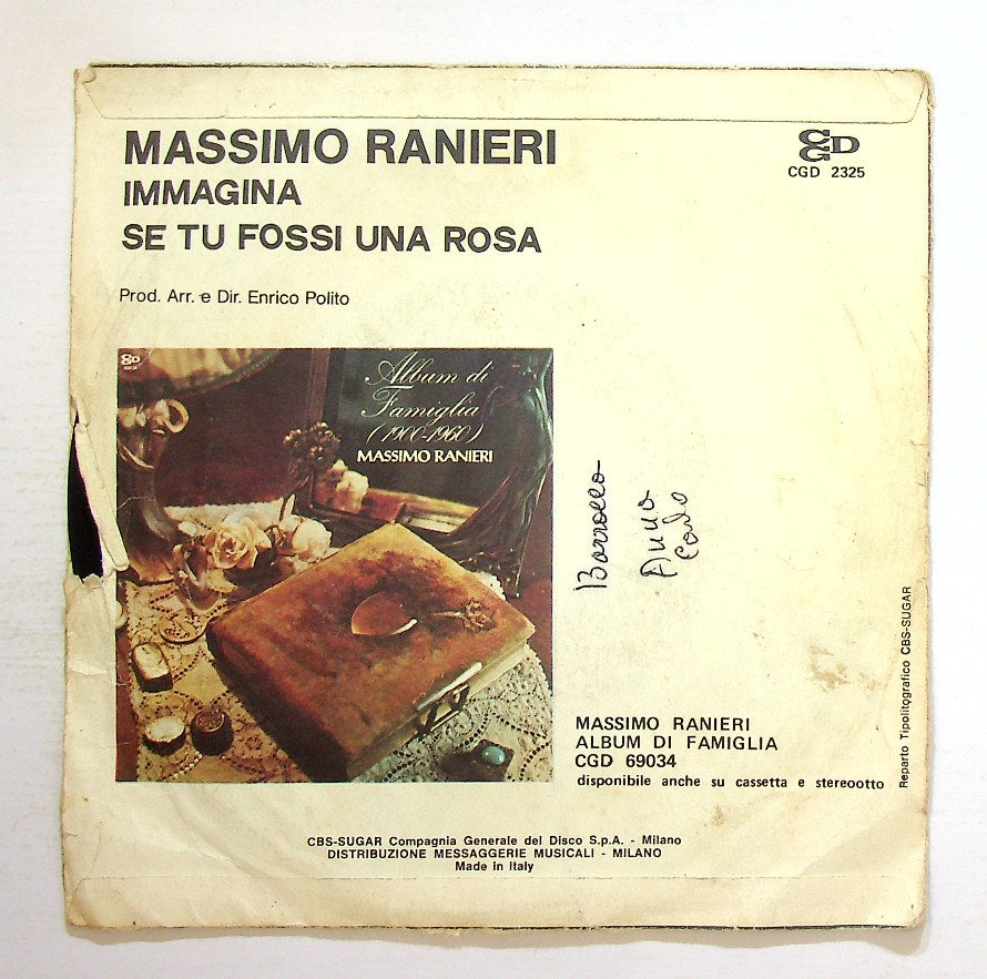 EBOND Massimo Ranieri - Immagina Vinile V128071