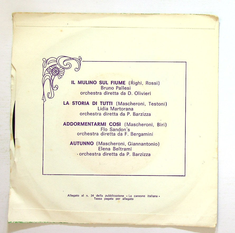 EBOND Various - La Canzone Italiana - N° 34 Vinile V128127