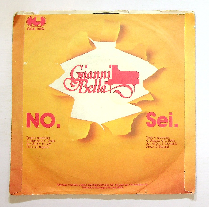 EBOND Gianni Bella - No Vinile V129010