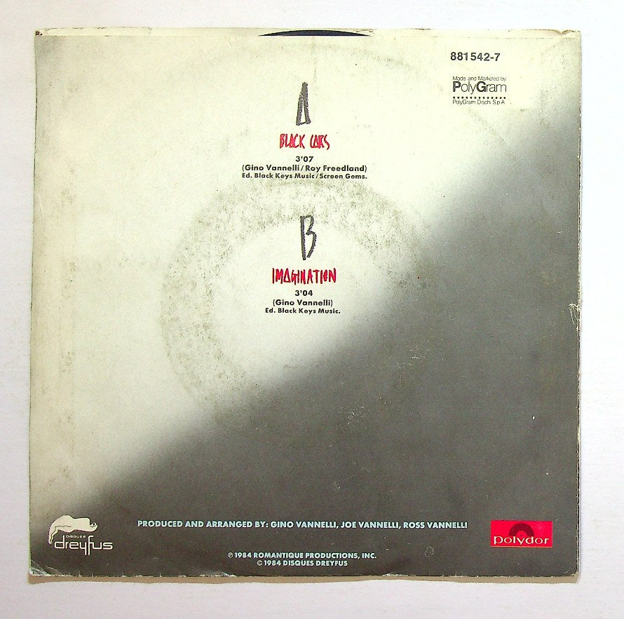 EBOND Gino Vannelli - Black Cars Vinile V129046