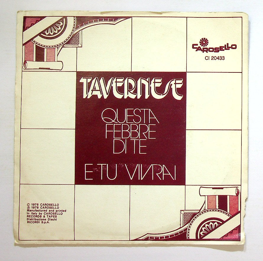 EBOND Tavernese - Questa Febbre Di Te Vinile V129064