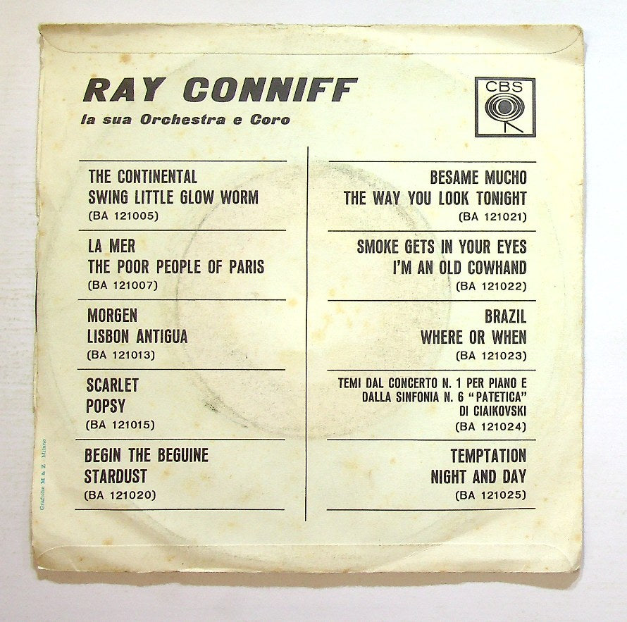 EBOND Ray Conniff - Temi Dal Concerto N.1 e Dalla Sinfonia N 6 Vinile V129107