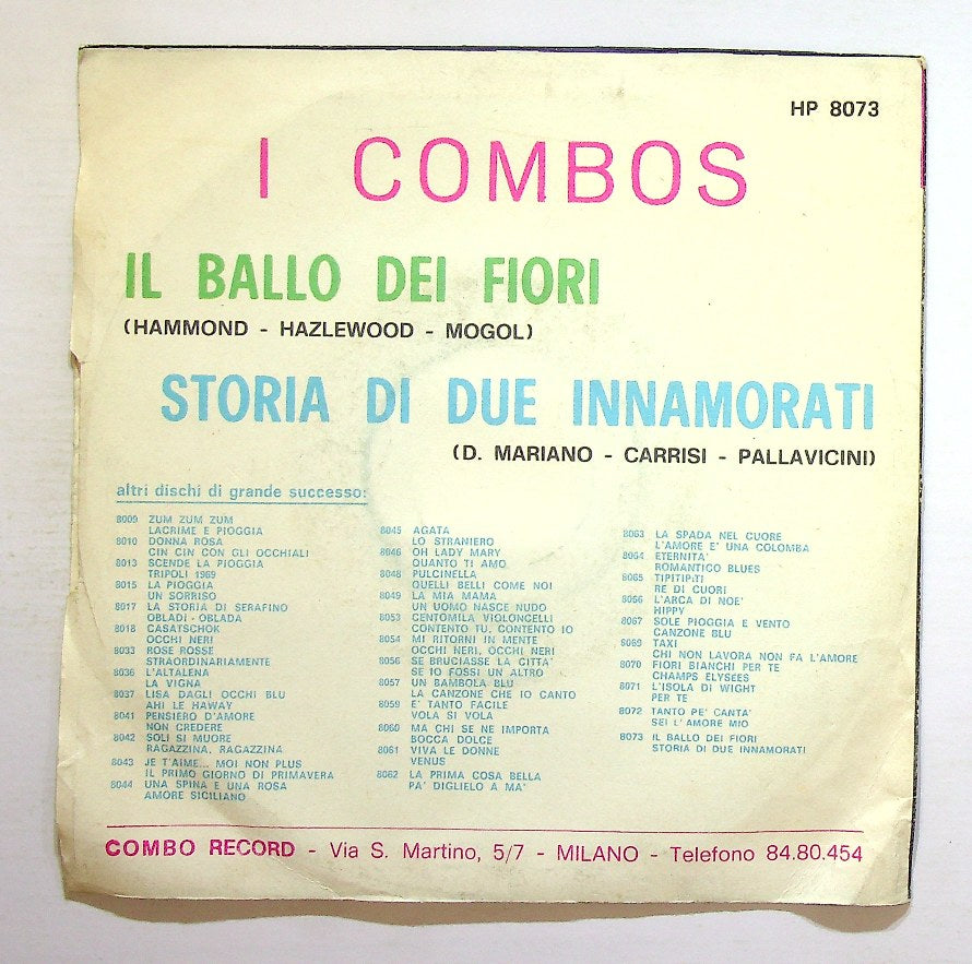 EBOND I Combos - Il Ballo Dei Fiori Vinile V129133