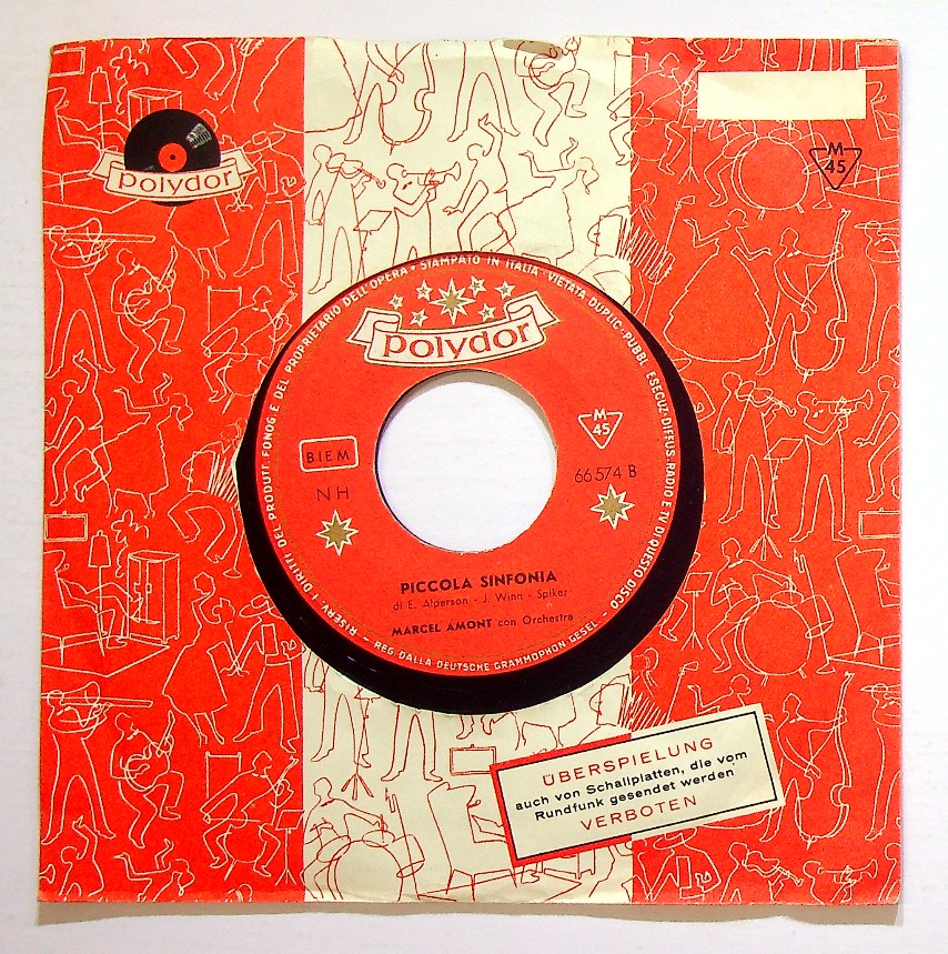 EBOND Marcel Amont - Wheels / Piccola Sinfonia Vinile V130054