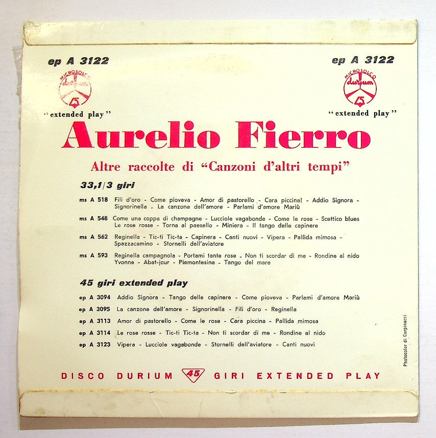 EBOND Aurelio Fierro - Reginella Campagnola Vinile V130081