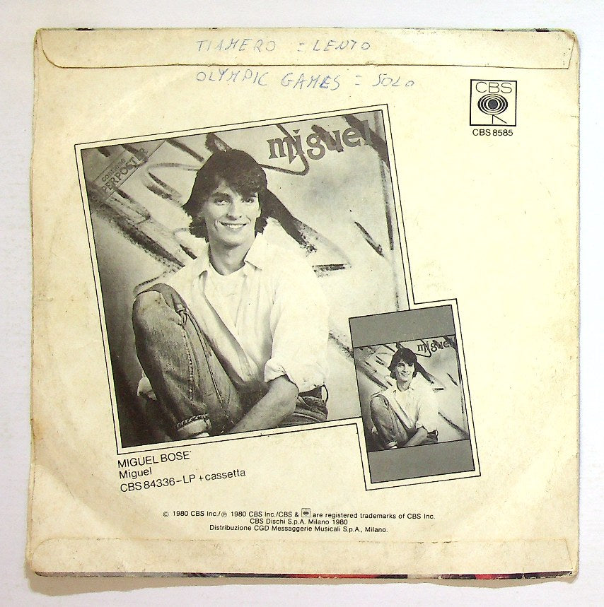 EBOND Miguel Bose - Olympic Games Vinile V130099