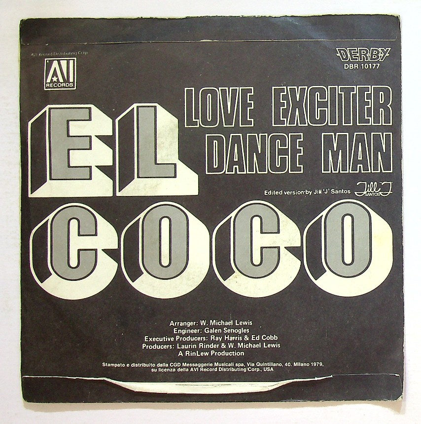 EBOND El Coco - Love Exciter / Dance Man Vinile V130146
