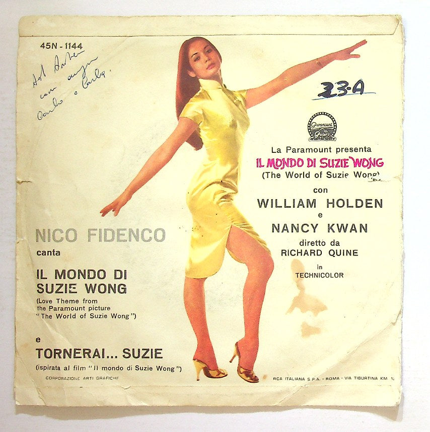 EBOND Nico Fidenco - Il Mondo Di Suzie Wong / Tornerai .... Suzie Vinile V131014