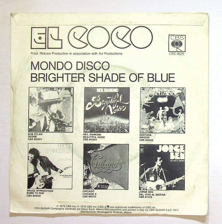 EBOND El Coco - Mondo Disco Vinile V131066