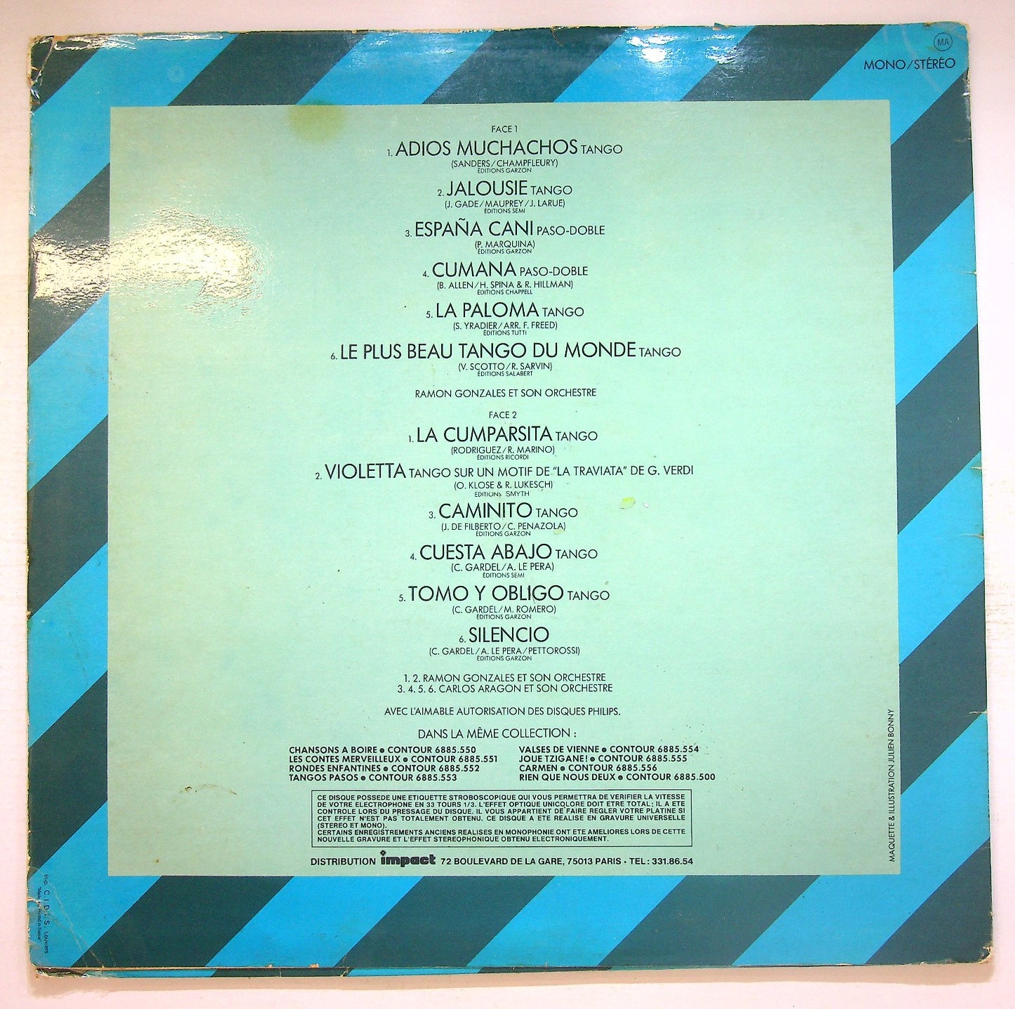 EBOND Ramon Gonzales Et Son Orchestre - Tangos Et Pasos Vinile V132074