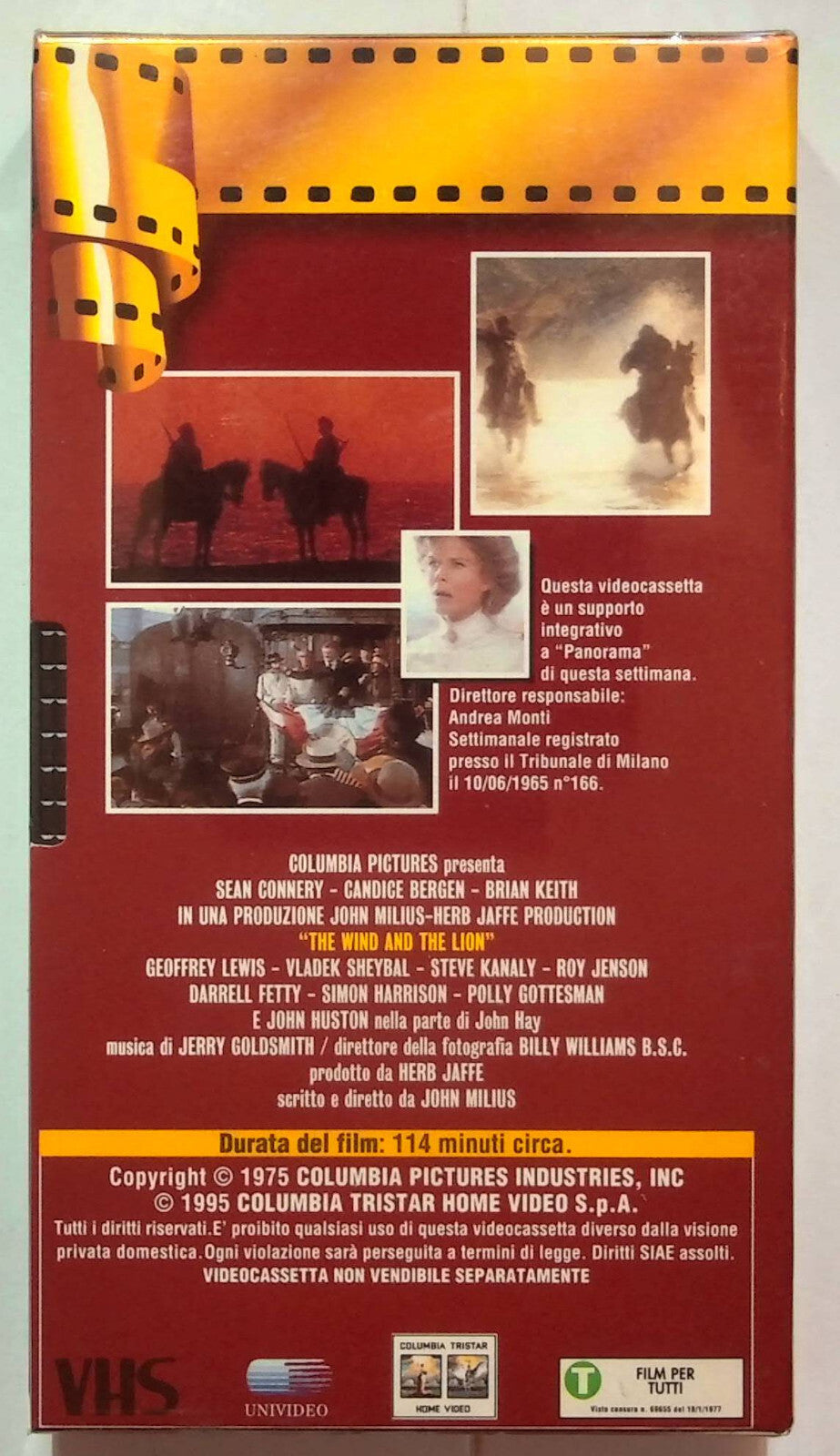 EBOND Il Vento E Il Leone Editoriale VHS VH000001