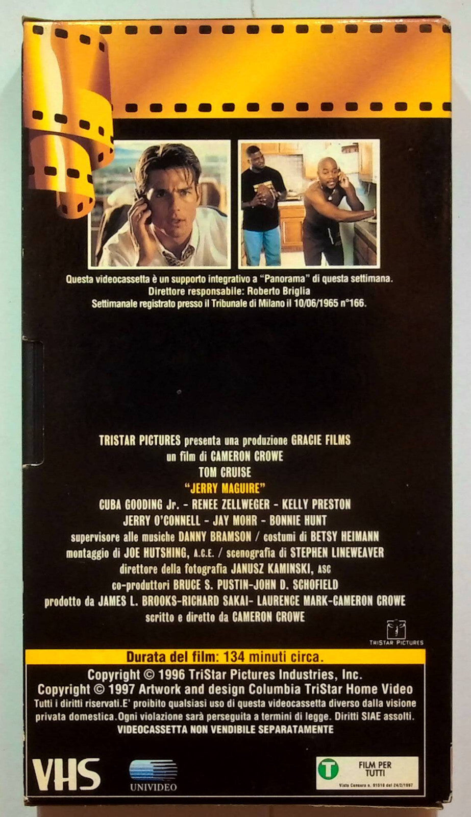 EBOND Jerry Maguire Editoriale VHS VH000016
