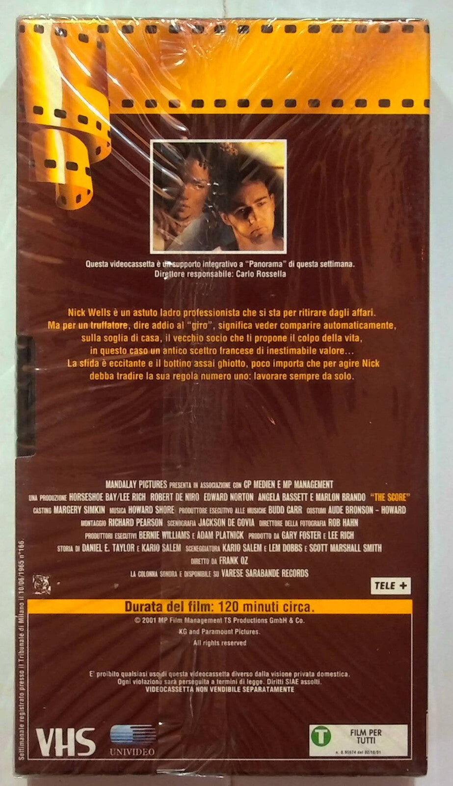 EBOND The Score Editoriale VHS VH000041