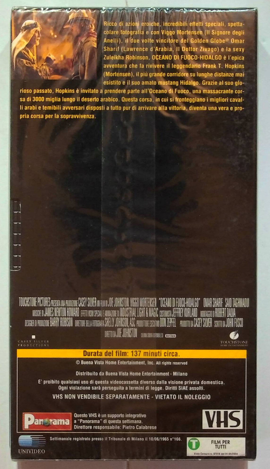 EBOND Oceano Di Fuoco - Hidalgo Editoriale VHS VH000060