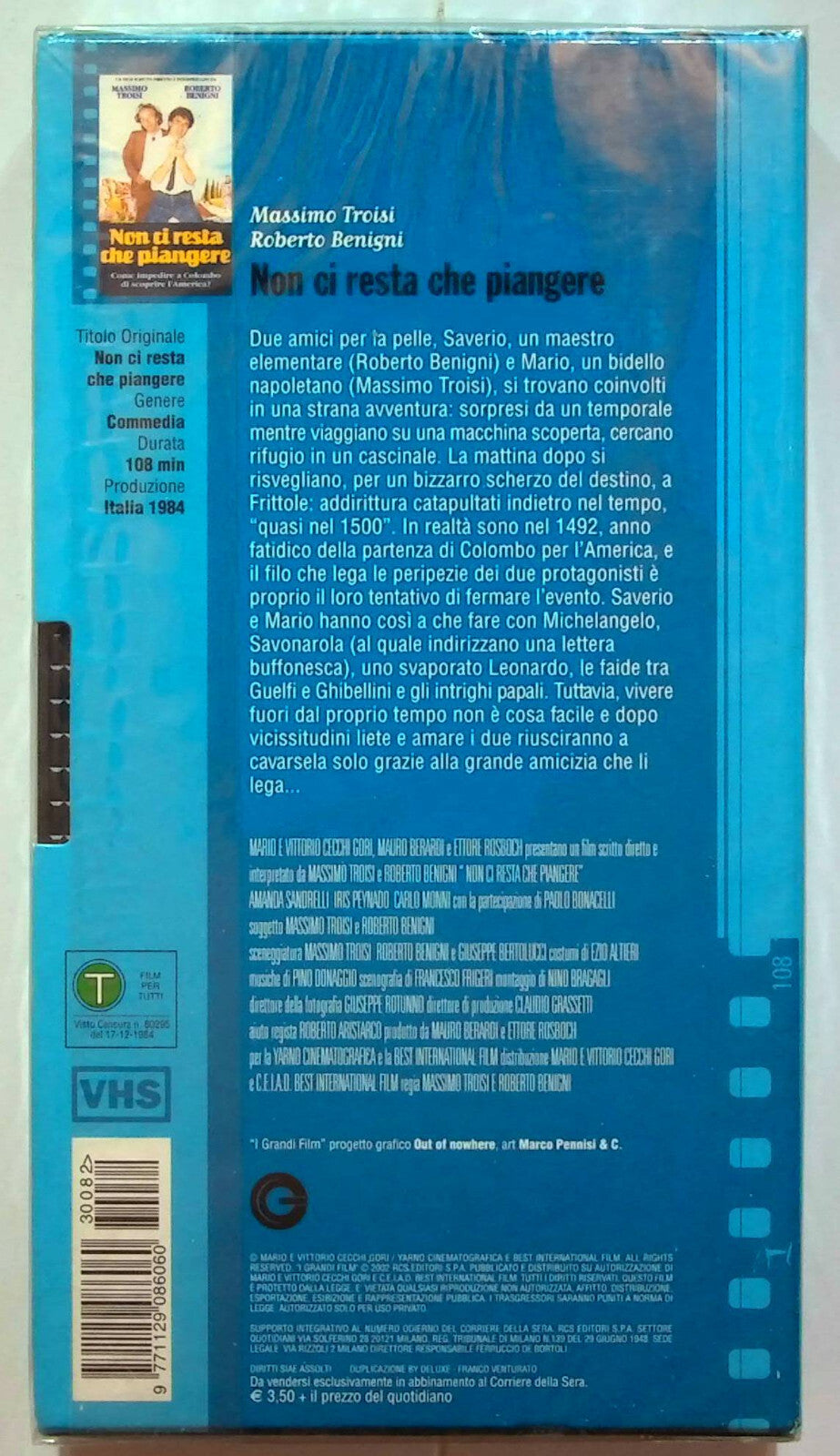 EBOND Non Ci Resta Che Piangere Editoriale VHS VH000071