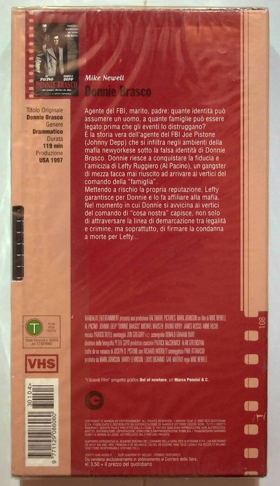 EBOND Donnie Brasco Editoriale VHS VH000075