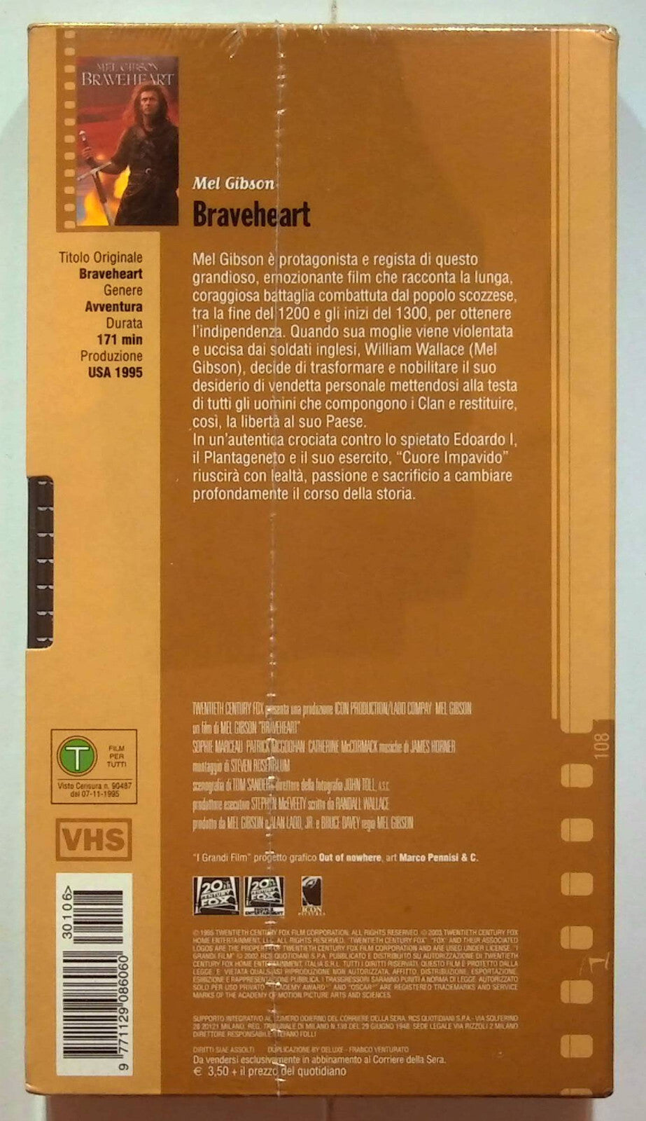 EBOND Braveheart Editoriale VHS VH000077