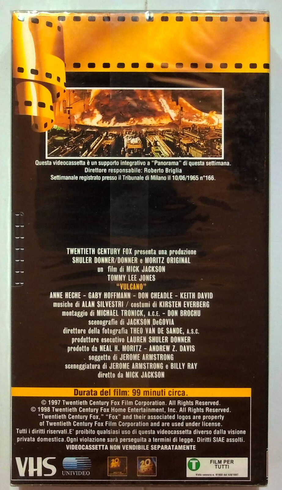 EBOND Vulcano Los Angeles 1997 Editoriale VHS VH000078
