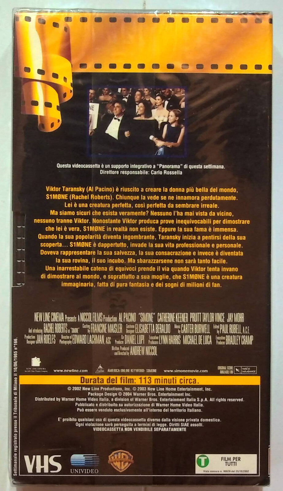 EBOND S1m0ne Editoriale VHS VH000087