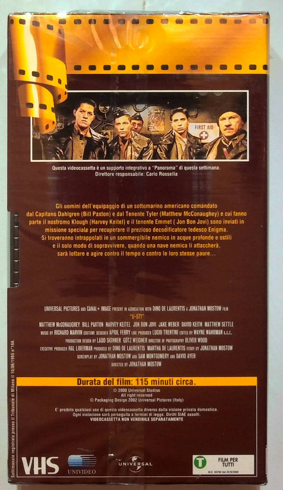 EBOND U-571 Editoriale VHS VH000088