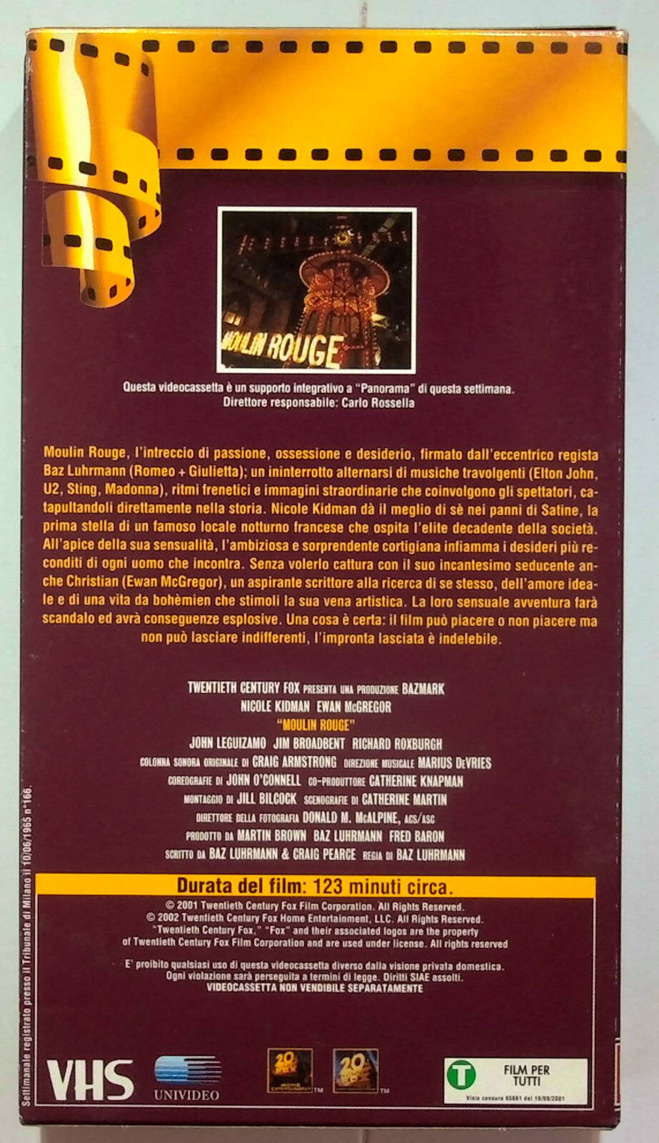 EBOND Moulin Rouge Editoriale VHS VH000092