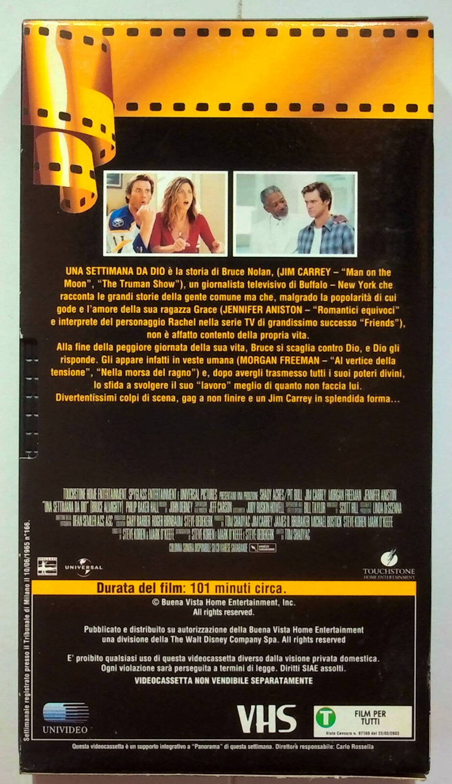 EBOND Una Settimana Da Dio Editoriale VHS VH000112