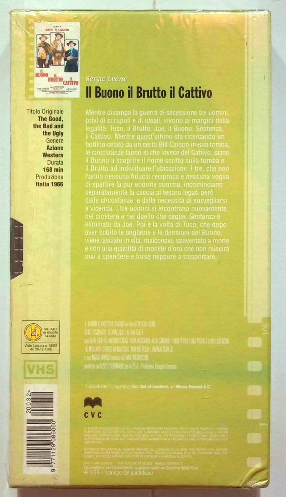 EBOND Il Buono ,il Brutto ,il Cattivo Editoriale VHS VH000131