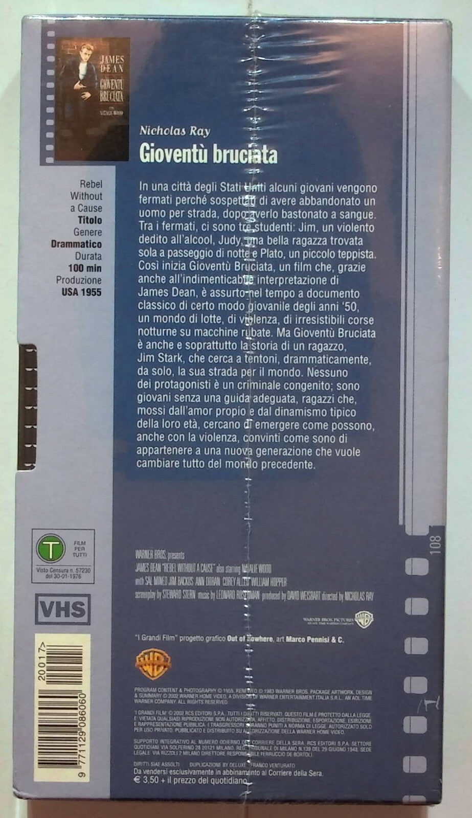 EBOND Gioventu Bruciata Editoriale VHS VH000133