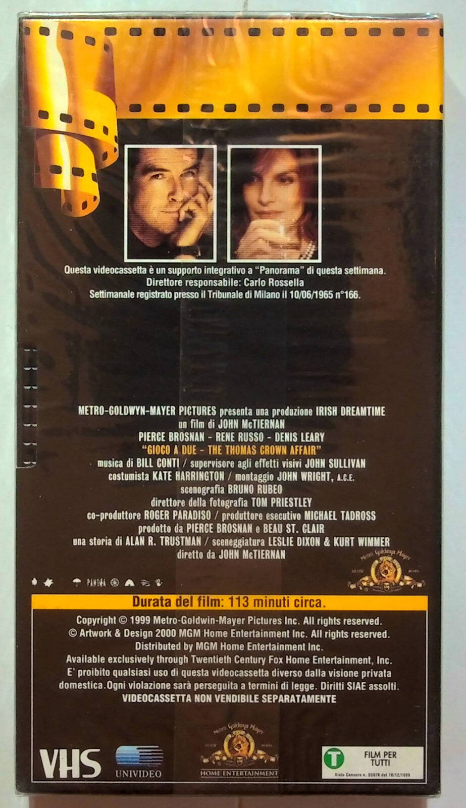 EBOND Gioco A Due Editoriale VHS VH000135