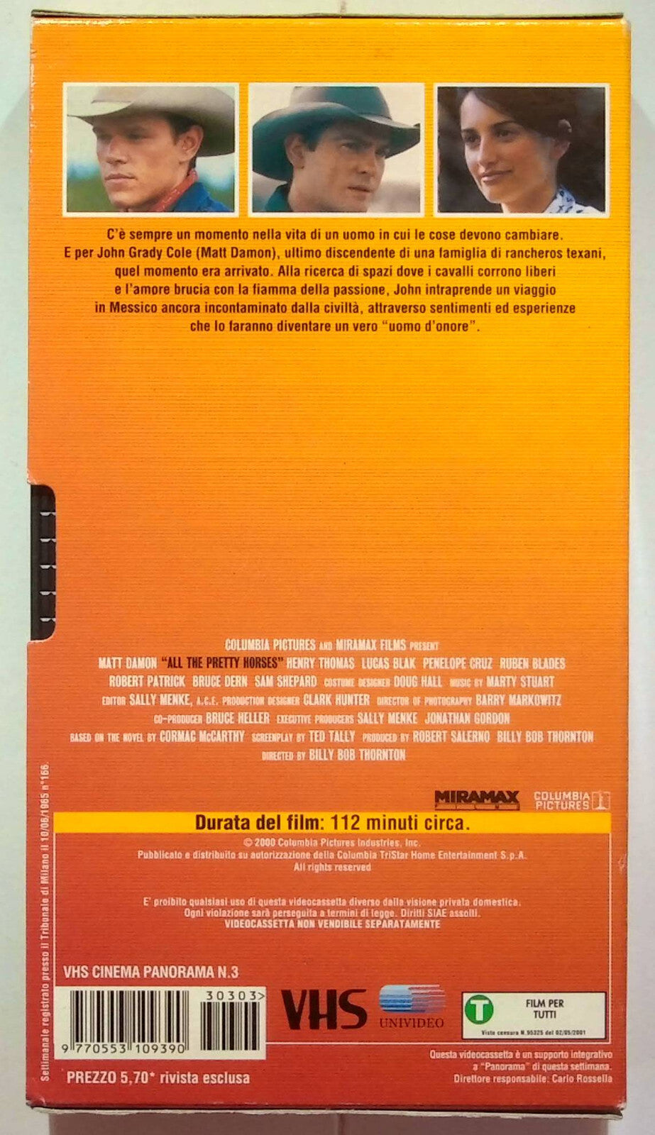 EBOND Passione Ribelle Editoriale VHS VH000139