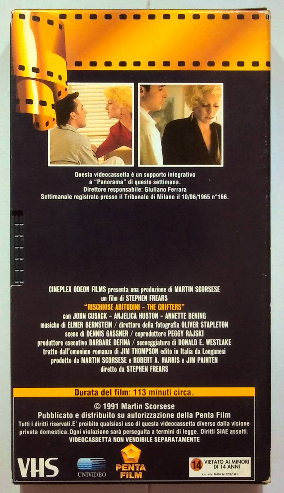 EBOND Rischiose Abitudini Editoriale VHS VH000141