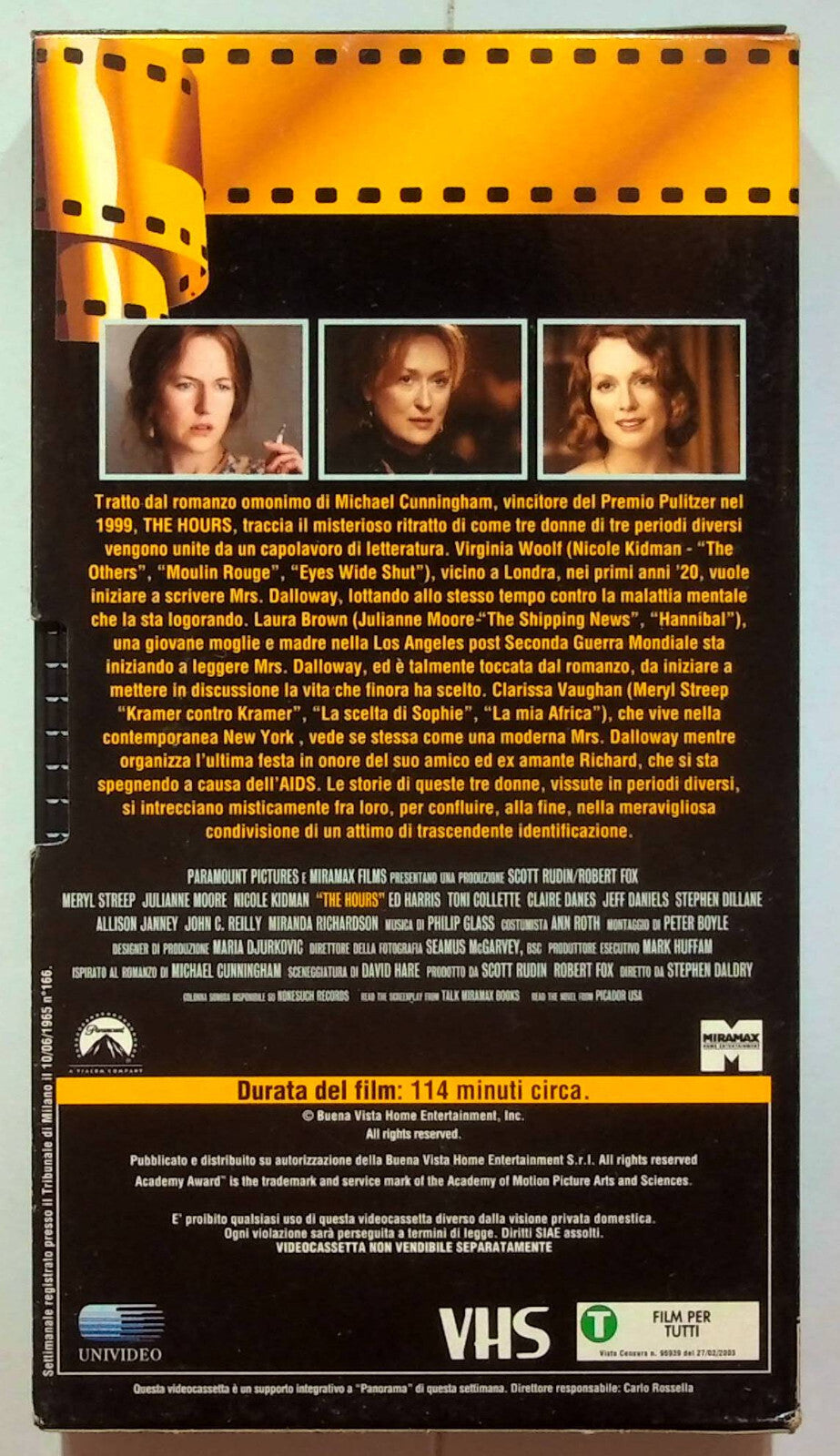 EBOND The Hours Editoriale VHS VH000181