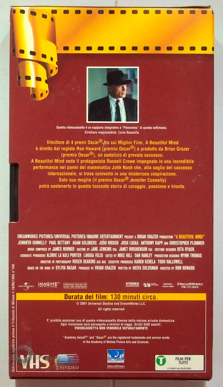EBOND A Beautiful Mind Editoriale VHS VH000186