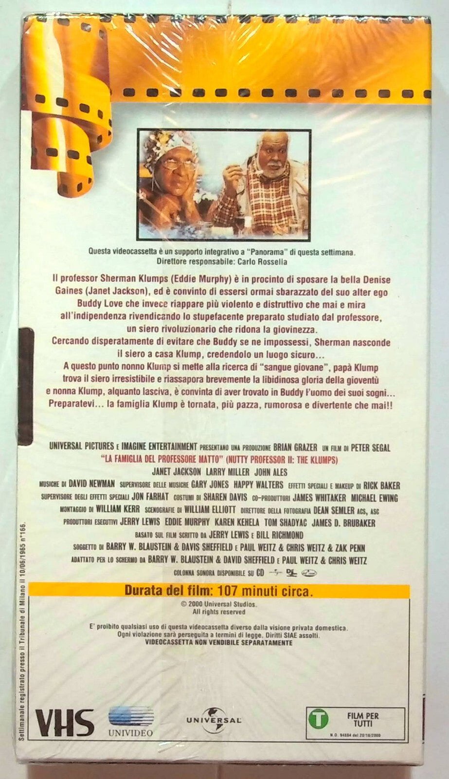 EBOND La Famiglia Del Professore Matto Editoriale VHS VH000193