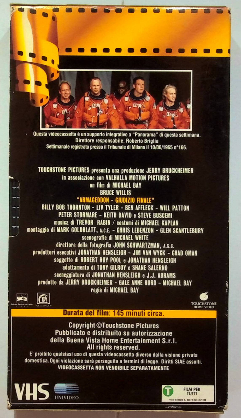 EBOND Armageddon - Giudizio Finale Editoriale VHS VH000201