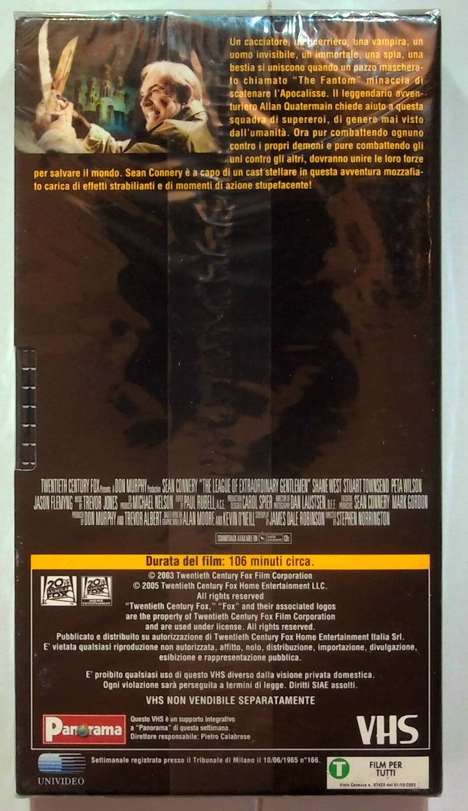 EBOND La Leggenda Degli Uomini Straordinari Editoriale VHS VH000213