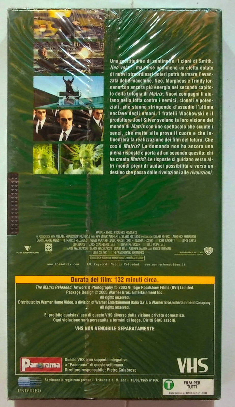EBOND Matrix Reloaded Editoriale VHS VH000220