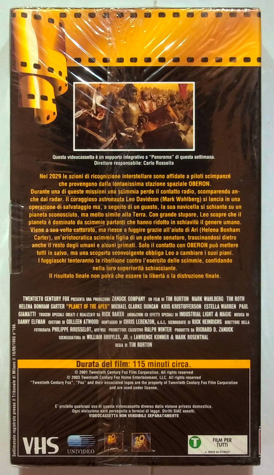 EBOND Planet Of The Apes - Il Pianeta Delle Scimmie Editoriale VHS VH000223