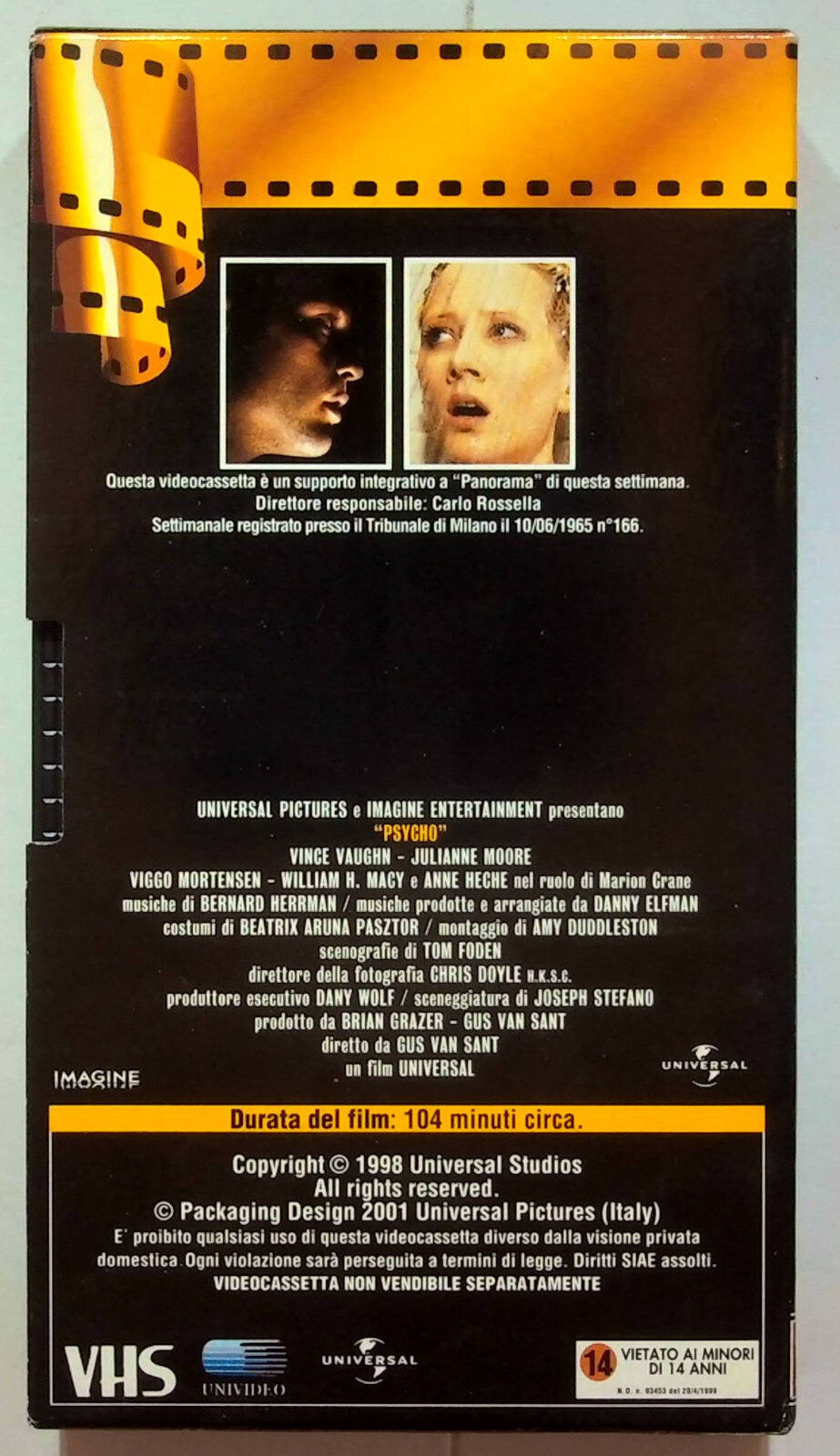 EBOND Psycho Editoriale VHS VH000225