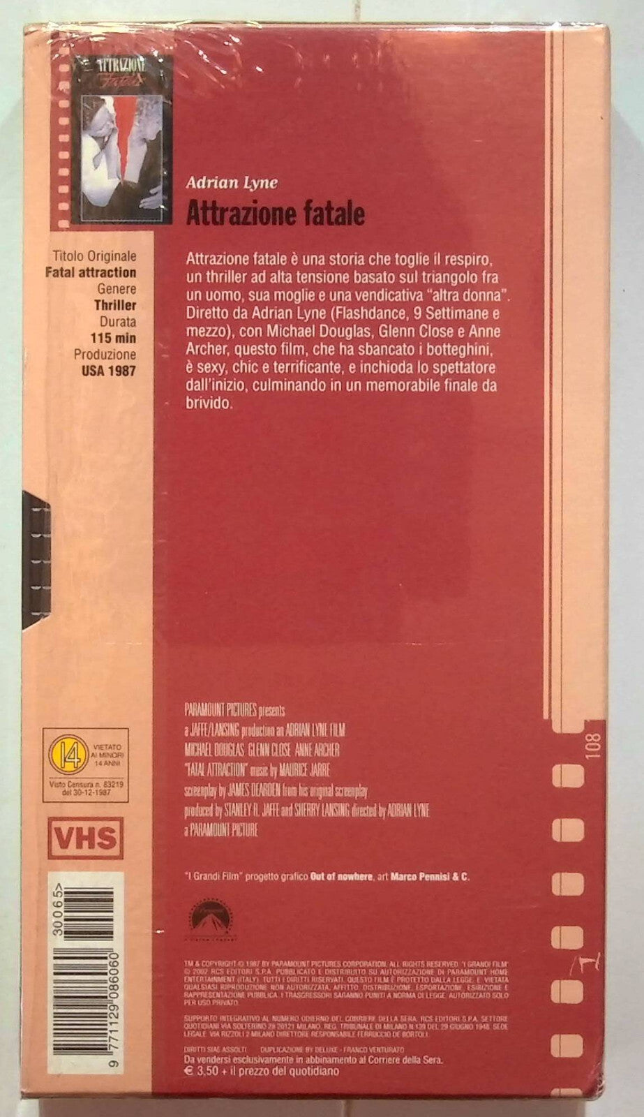 EBOND Attrazione Fatale Editoriale VHS VH000229