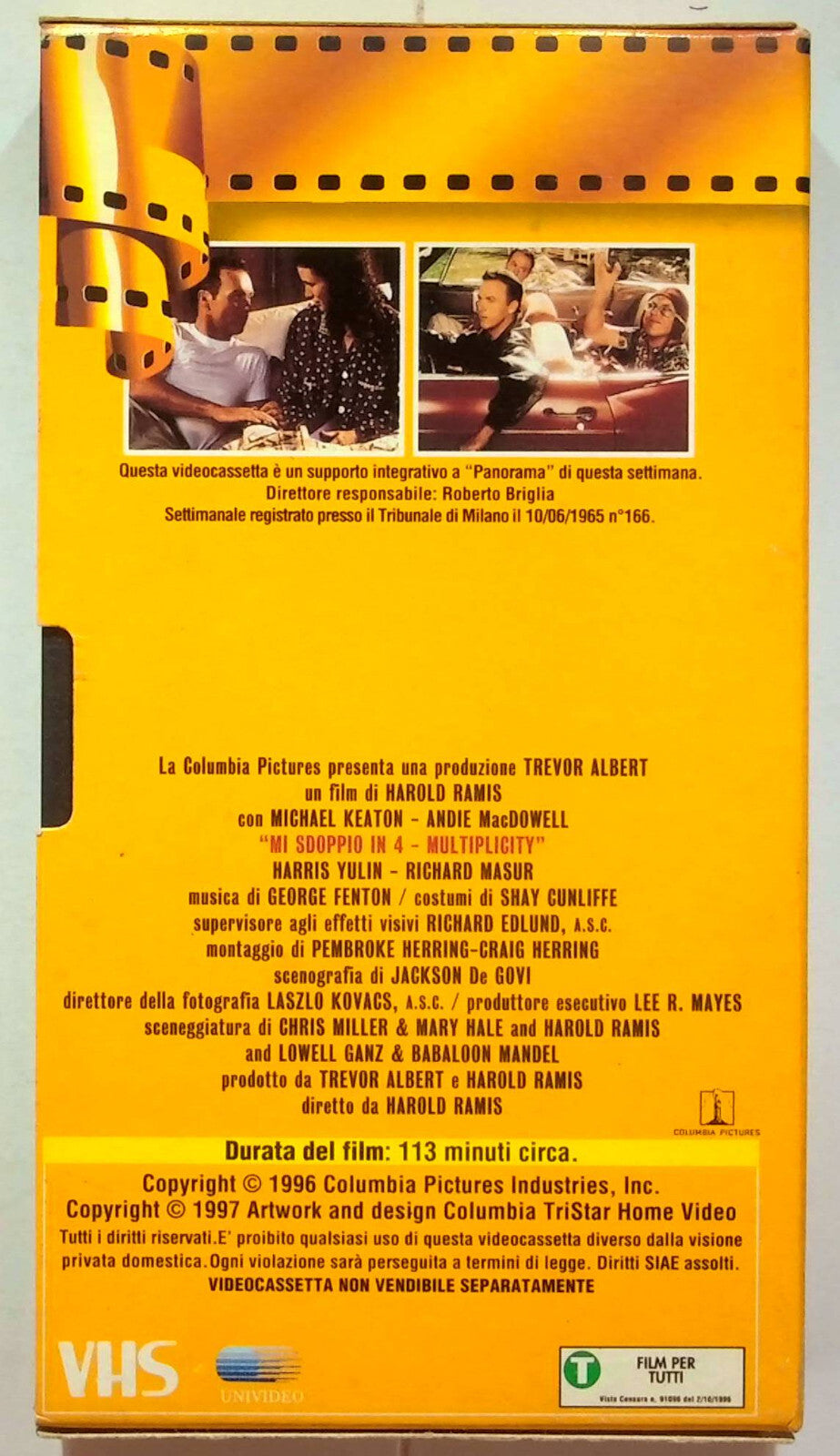 EBOND Mi Sdoppio In 4 Editoriale VHS VH000256