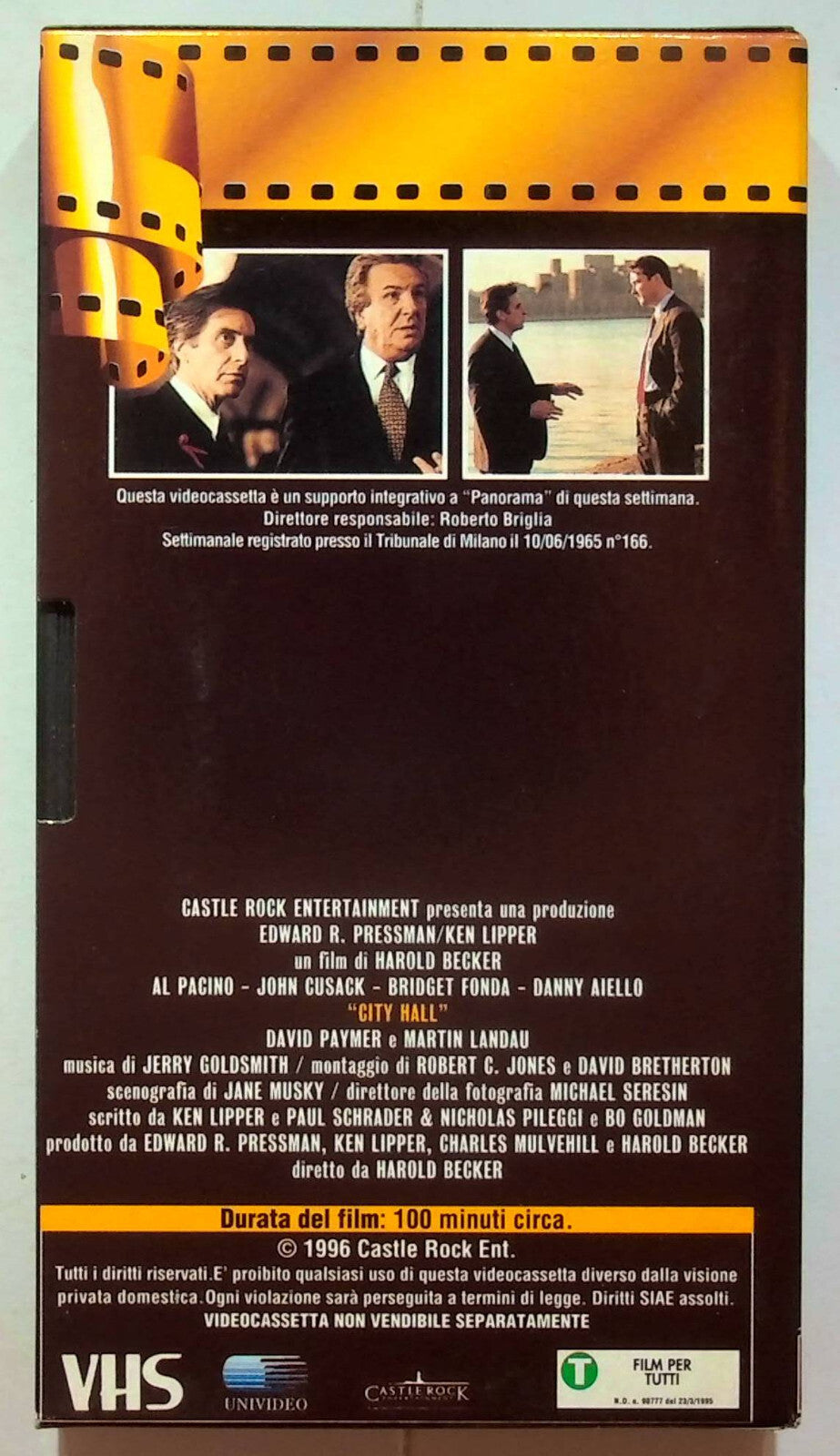 EBOND City Hall Editoriale VHS VH000263