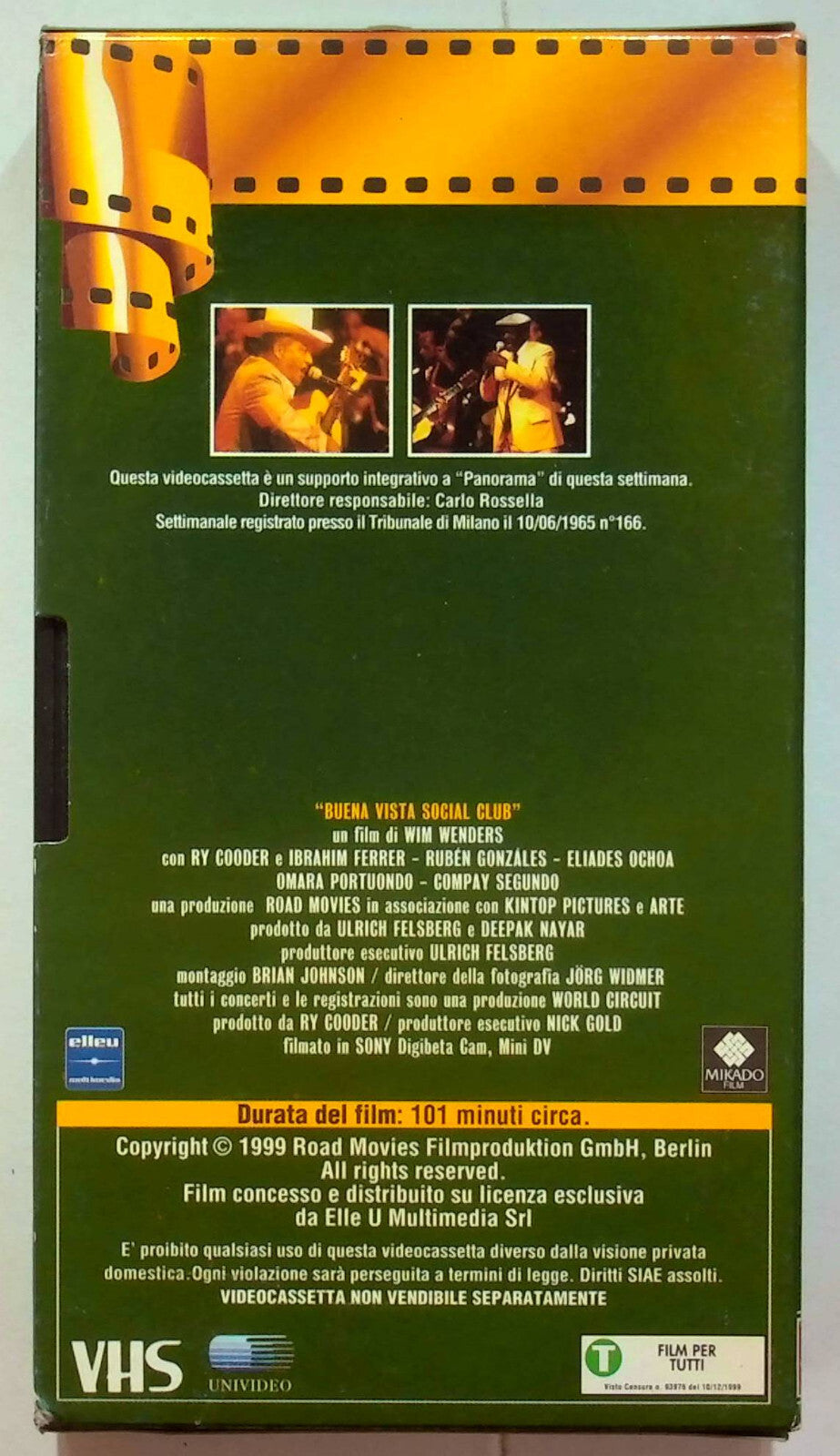 EBOND Buena Vista Social Club Editoriale VHS VH000303