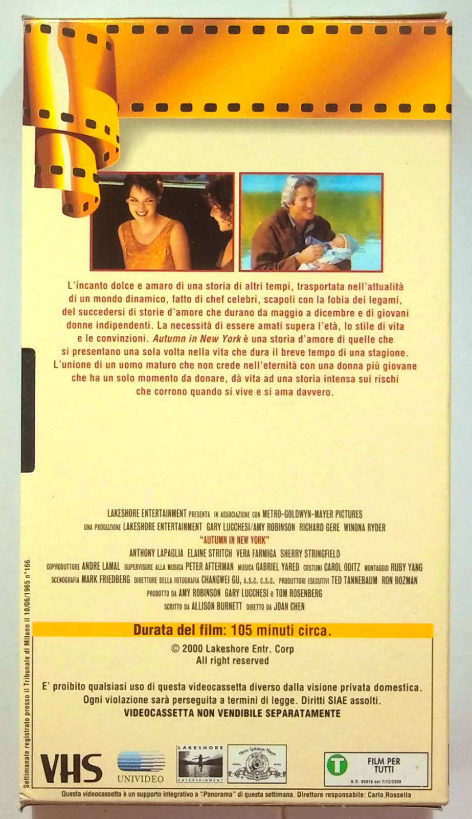 EBOND Autumn In New York Editoriale VHS VH000305